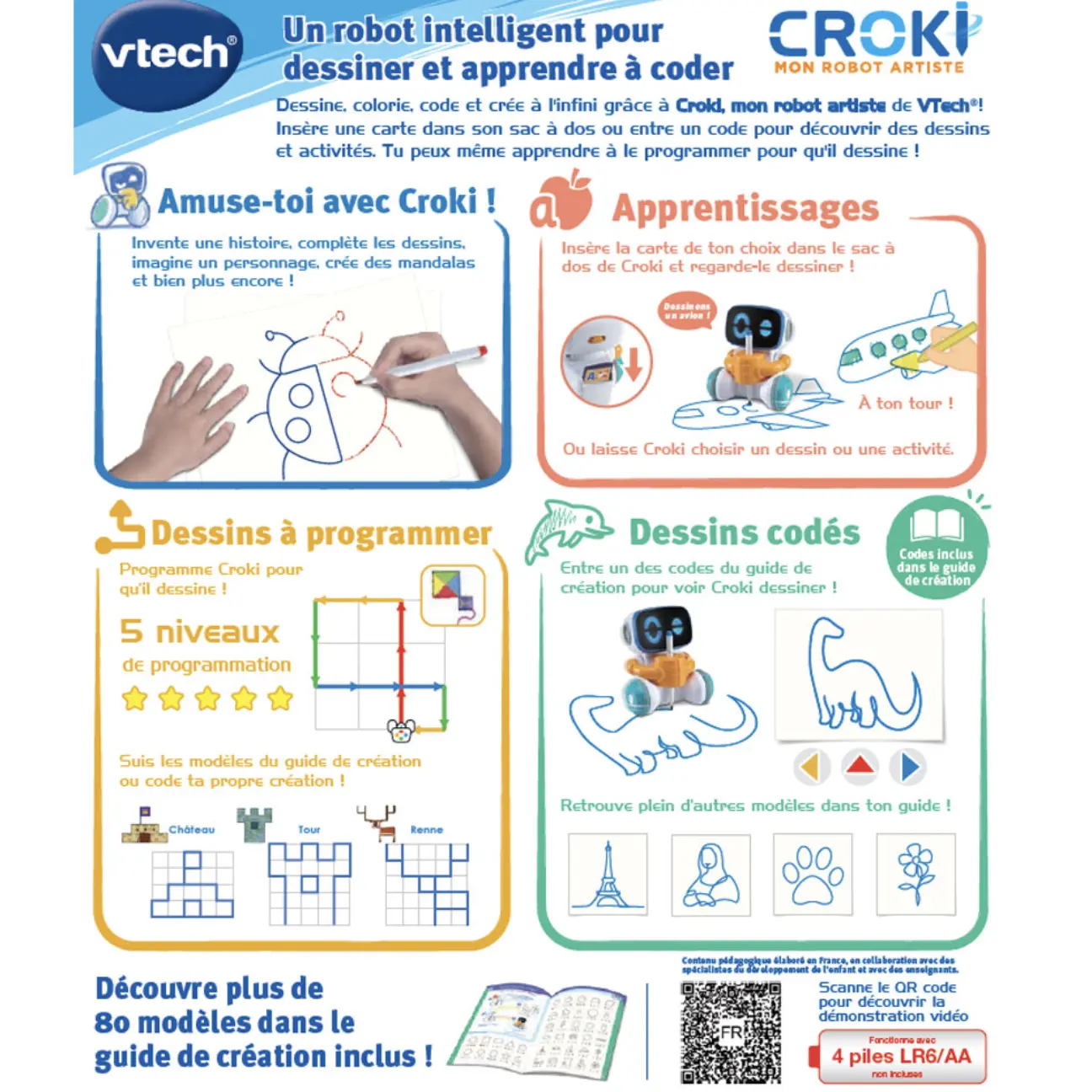 ROBOT VTECH CROKI, MY ROBOT ARTIST