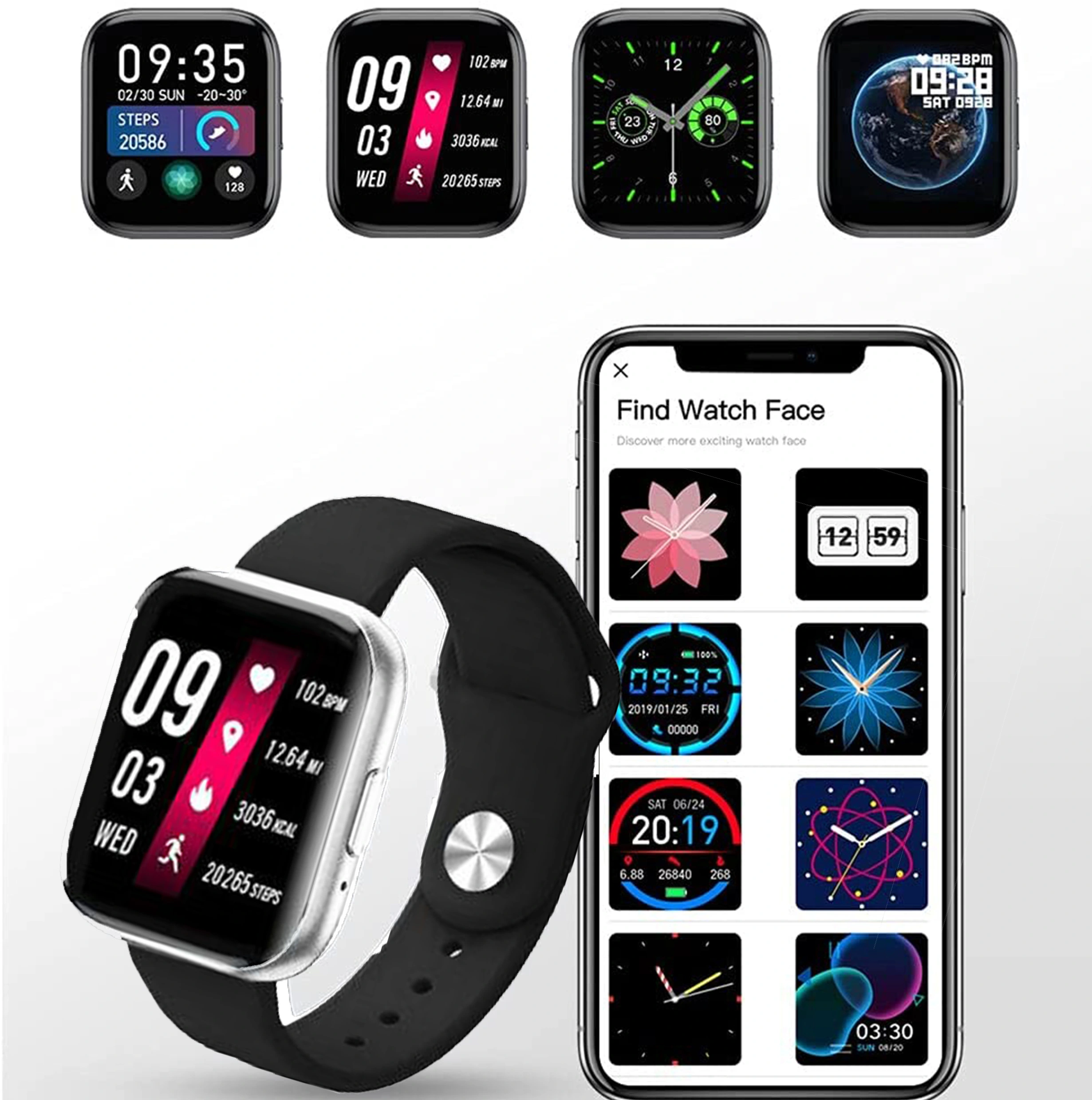 montre intelligente fitness SB40