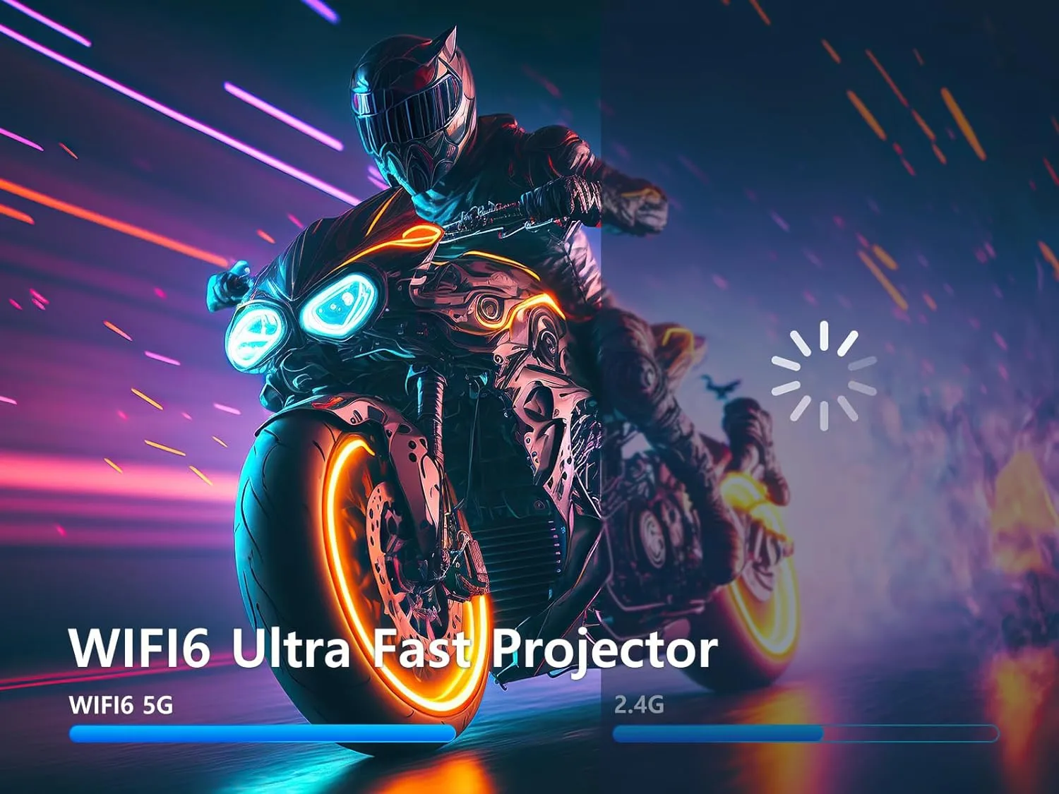 Mini Projecteur Keystone Automatique Portable