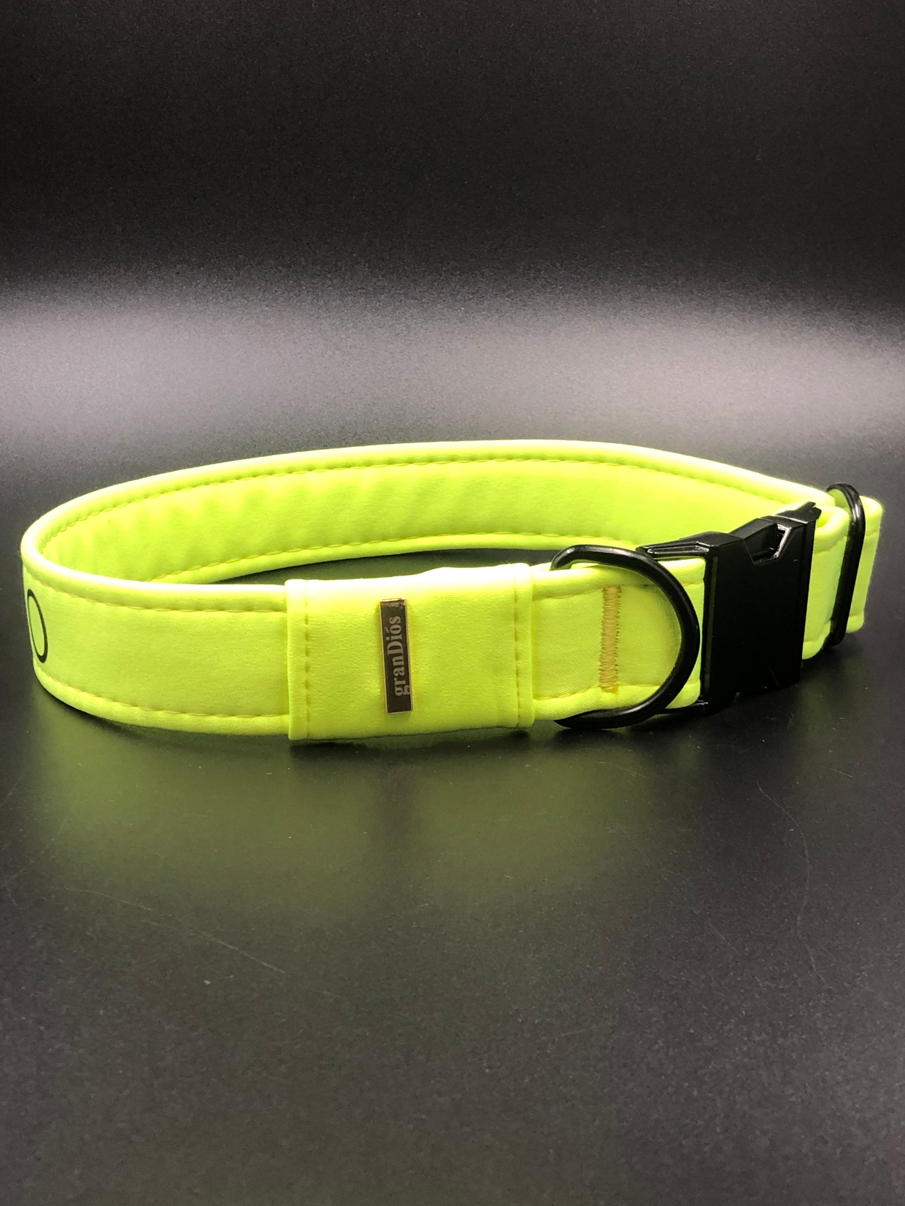 Halsband Neon gelb
