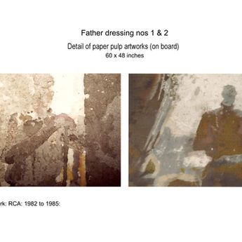 5. Father Dressing- 1984- paper Pulp and Ink on Board_1984.jpg