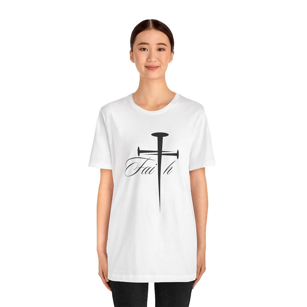 Thumbnail: "Faith" Unisex Jersey Short Sleeve Tee