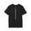 Thumbnail: Purpose, vertical in Gray letters, on Black Tee