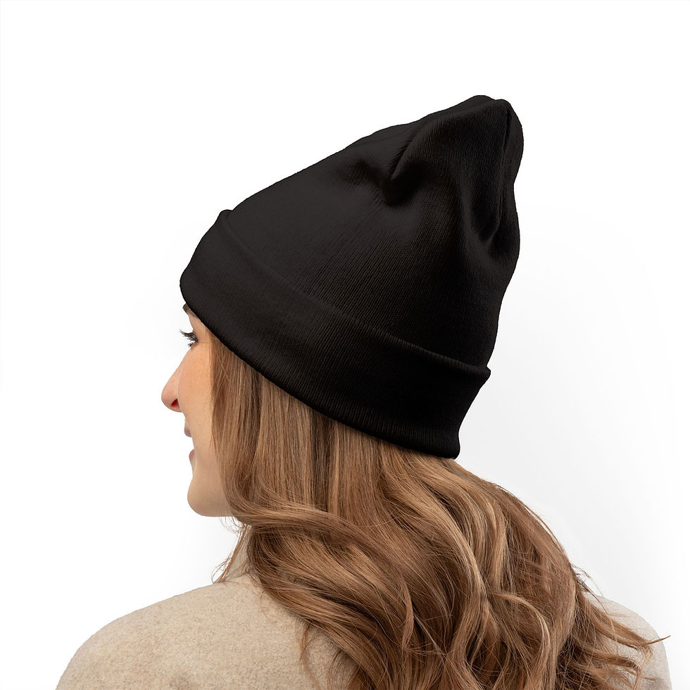 Thumbnail: STYLISH "PURPOSED FOR GREATNESS" EMBROIDERED KNIT BEANIE FOR EVERY OCCASION