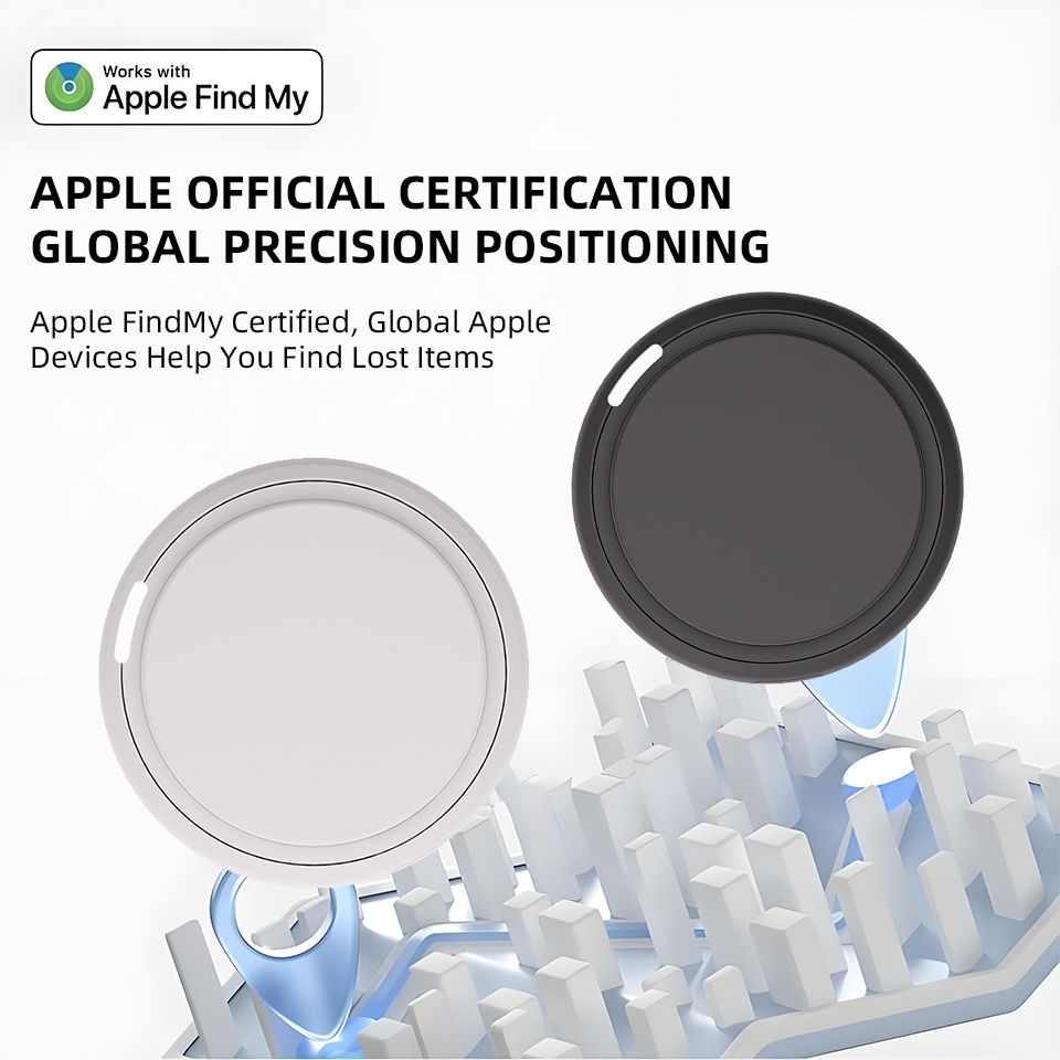 Thumbnail: Portable GPS Tracker for Find My App with Anti-Loss Alarm & Location Tracking