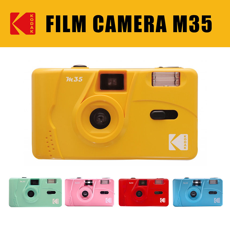 Thumbnail: Kodak M35 Reusable Film Camera with Flash, Retro 35mm Manual Camera