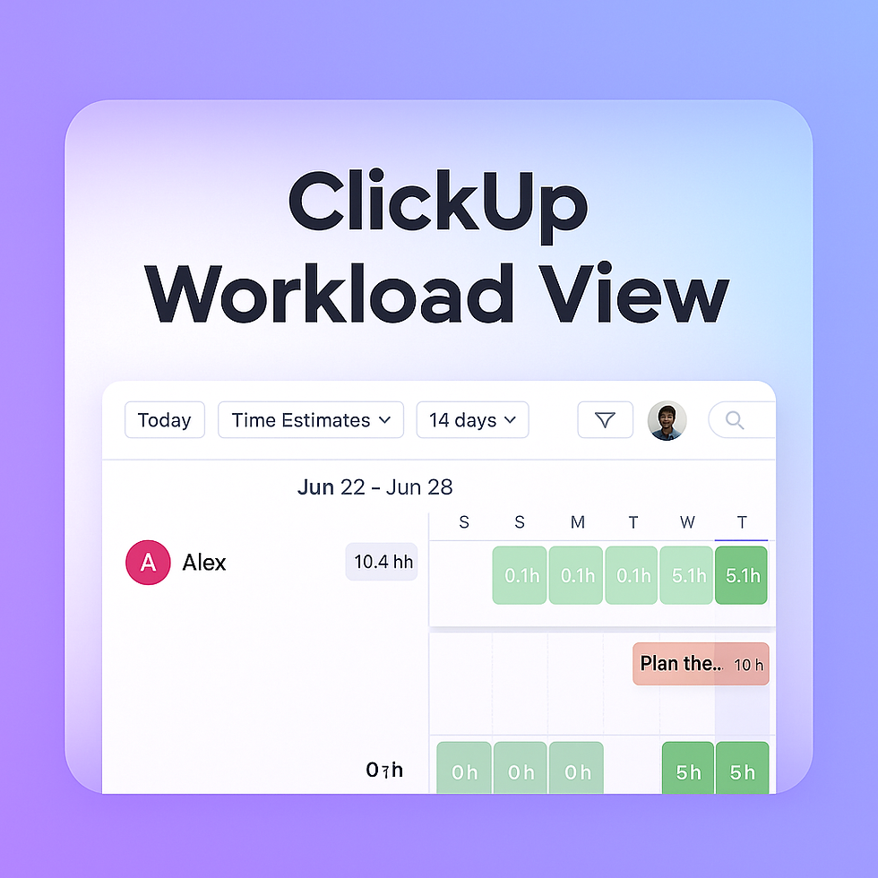 How to Effectively Manage Your Team's Workload in ClickUp