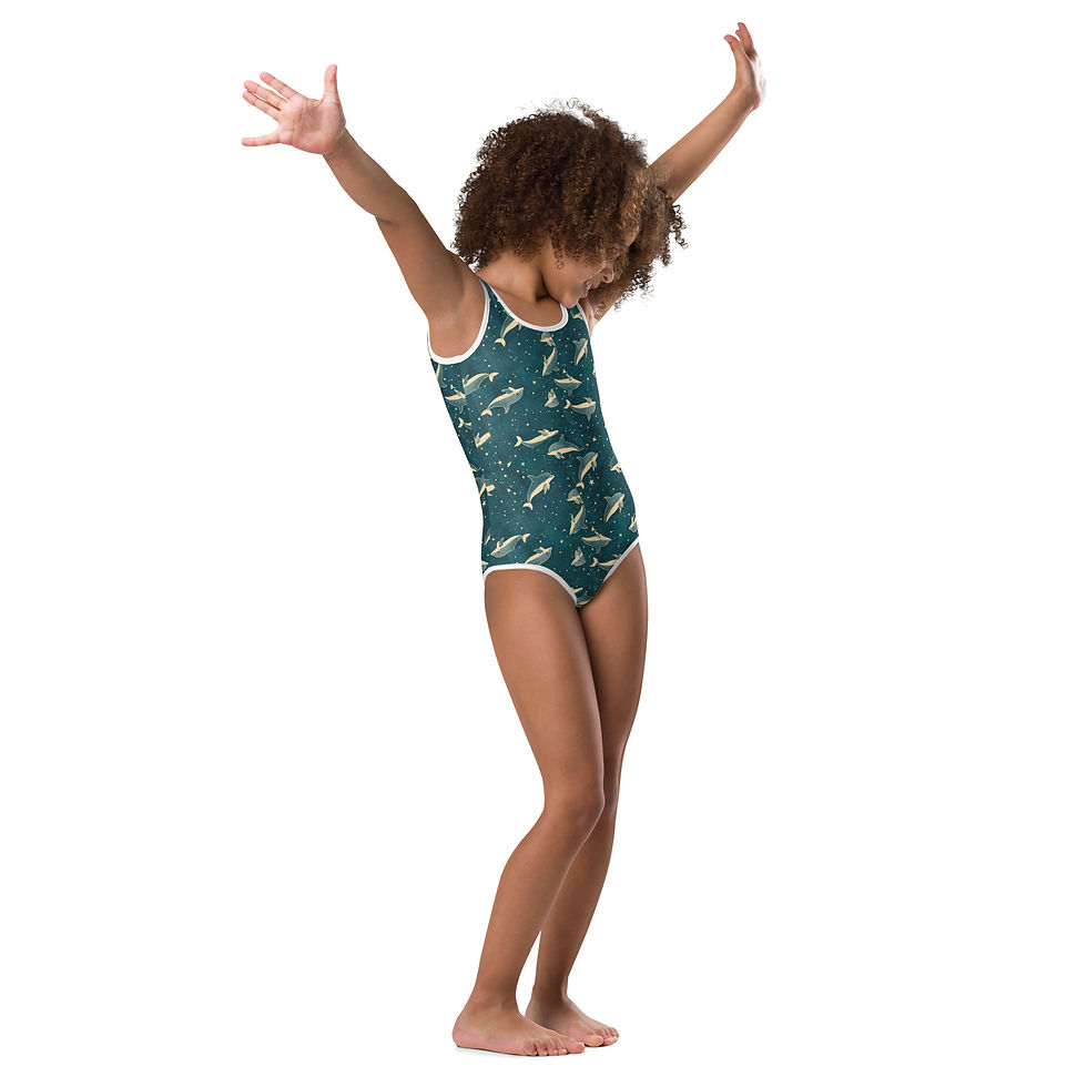 Thumbnail: All-Over Print Kids Swimsuit