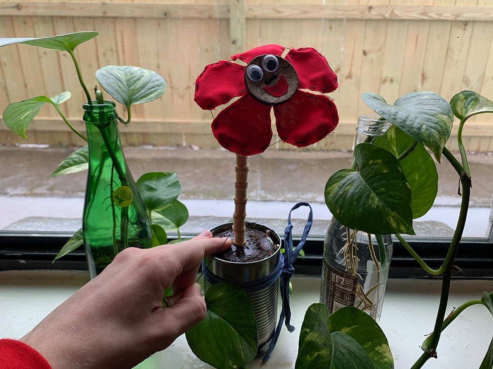 Poppy the Flower Puppet