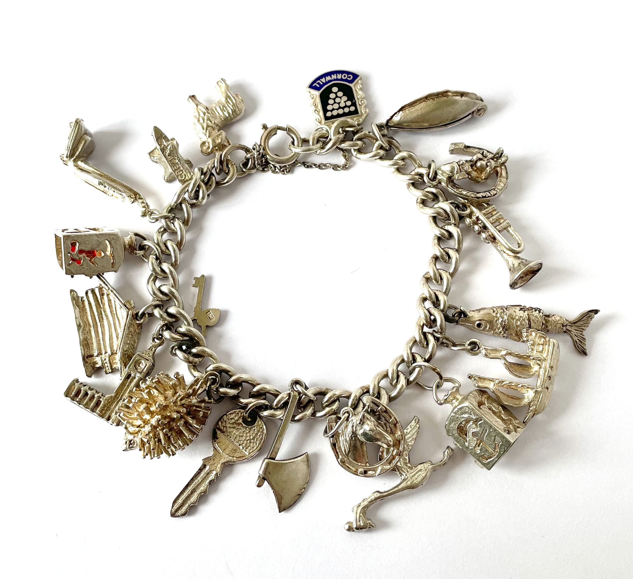 Silver Charm Bracelet