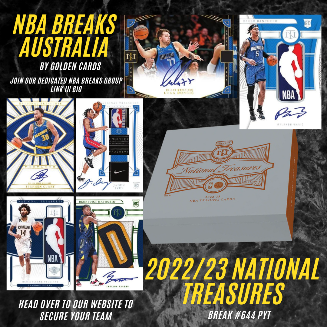 BREAK #644 2022/23 National Treasures Basketball Hobby Box