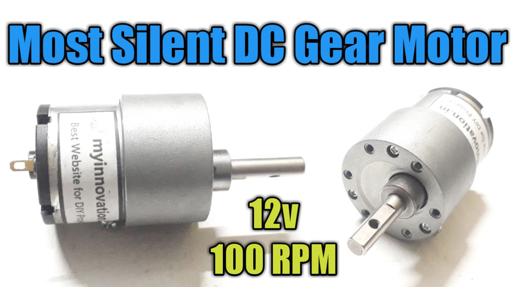 World's Most Silent Gear Motor