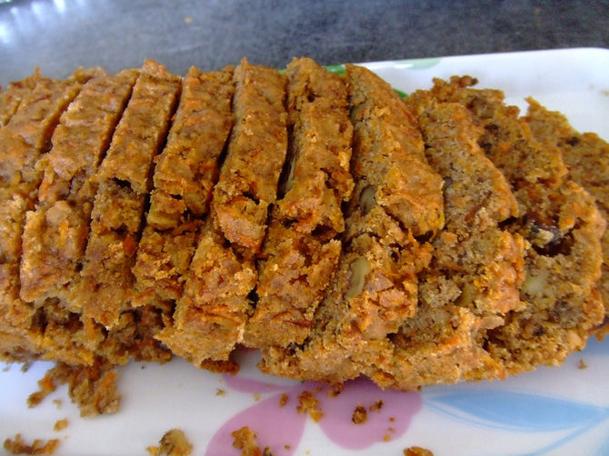 Cake à la carotte et aux noix