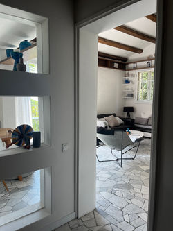 Blick Diele ins Wohnzimmer