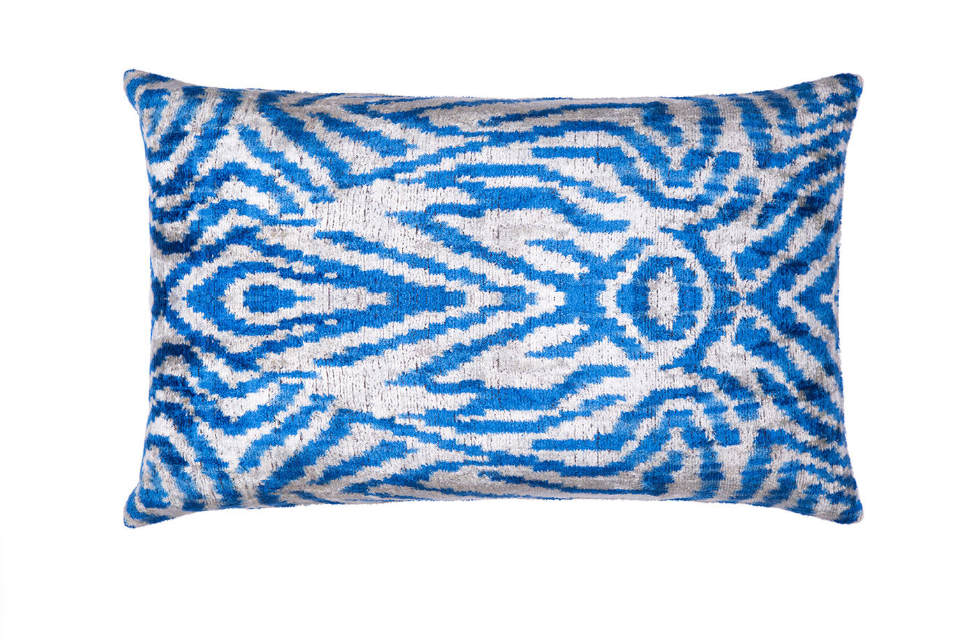 Velvet - Ikat Rectangular Cushion