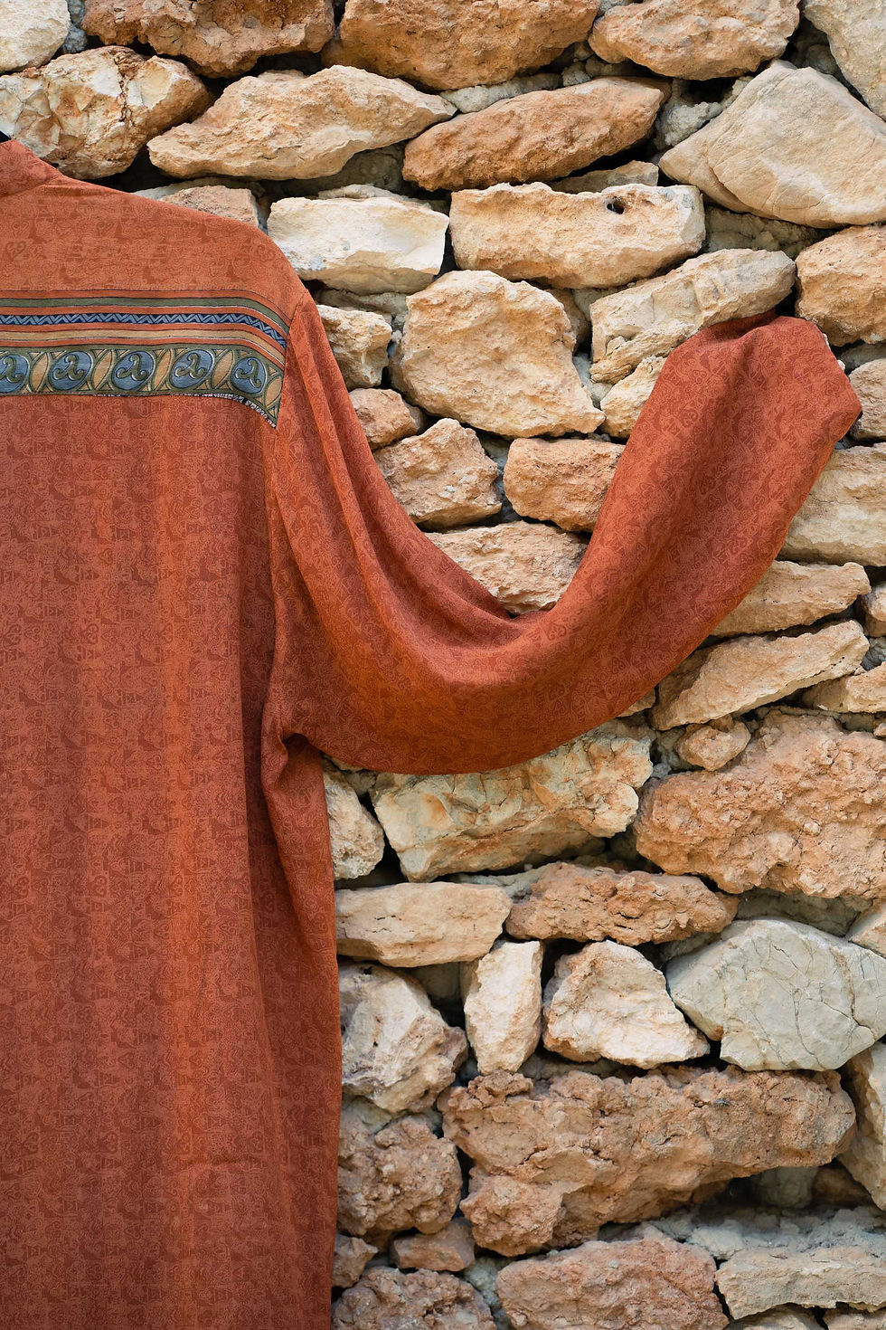 Thumbnail: Silk Suit - Orange chiffon - SOLD