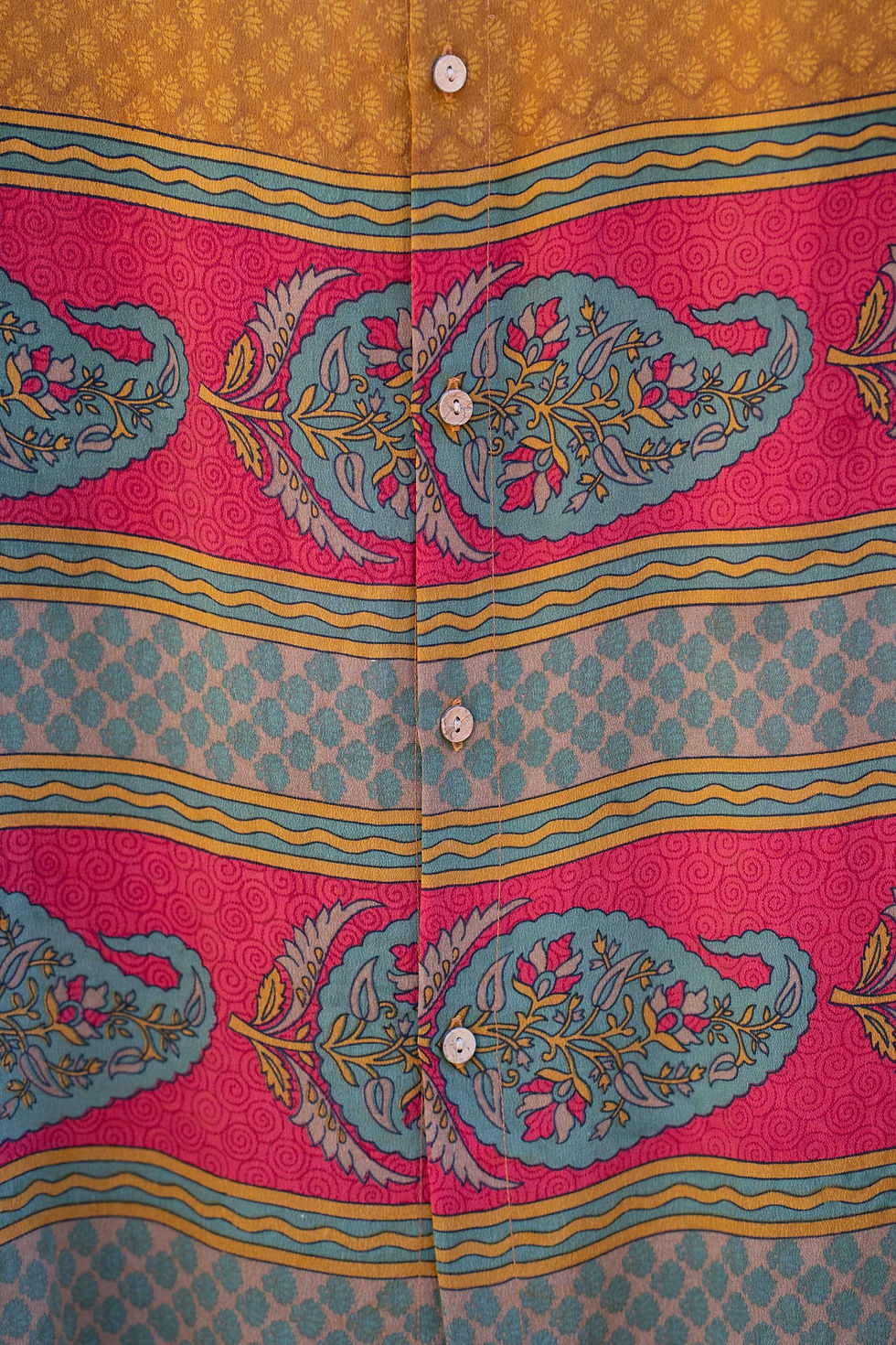 Thumbnail: Silk Suit - Pink & Mustard I