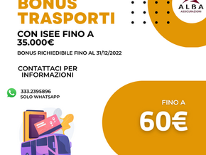 Arrivato il nuovo Bonus Trasporti 2022!