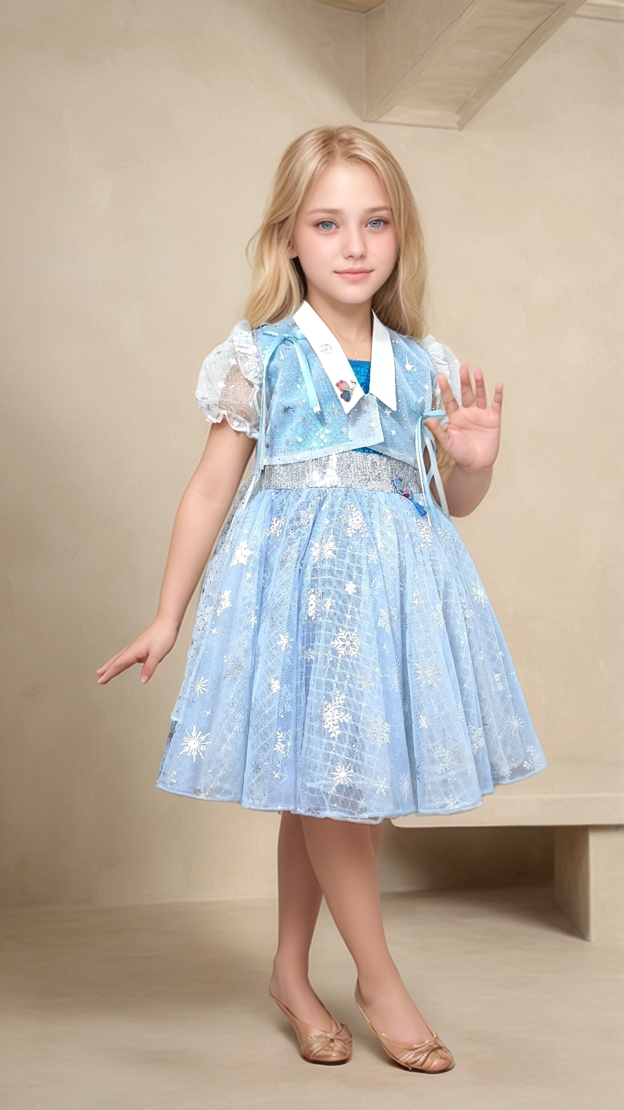 섬네일: Girls' K-Elsa Dress