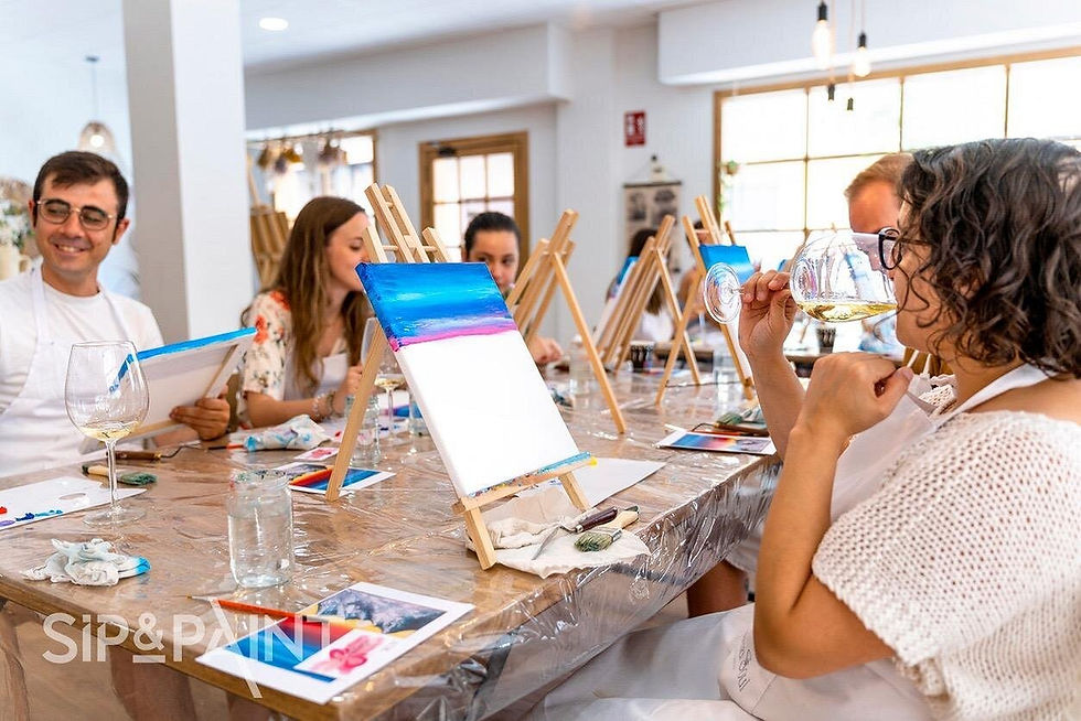Thumbnail: Bristol Sip and Paint Parties Experience Day