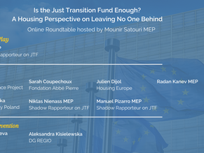 Is the Just Transition Fund enough? A Housing Perspective on Leaving No One Behind