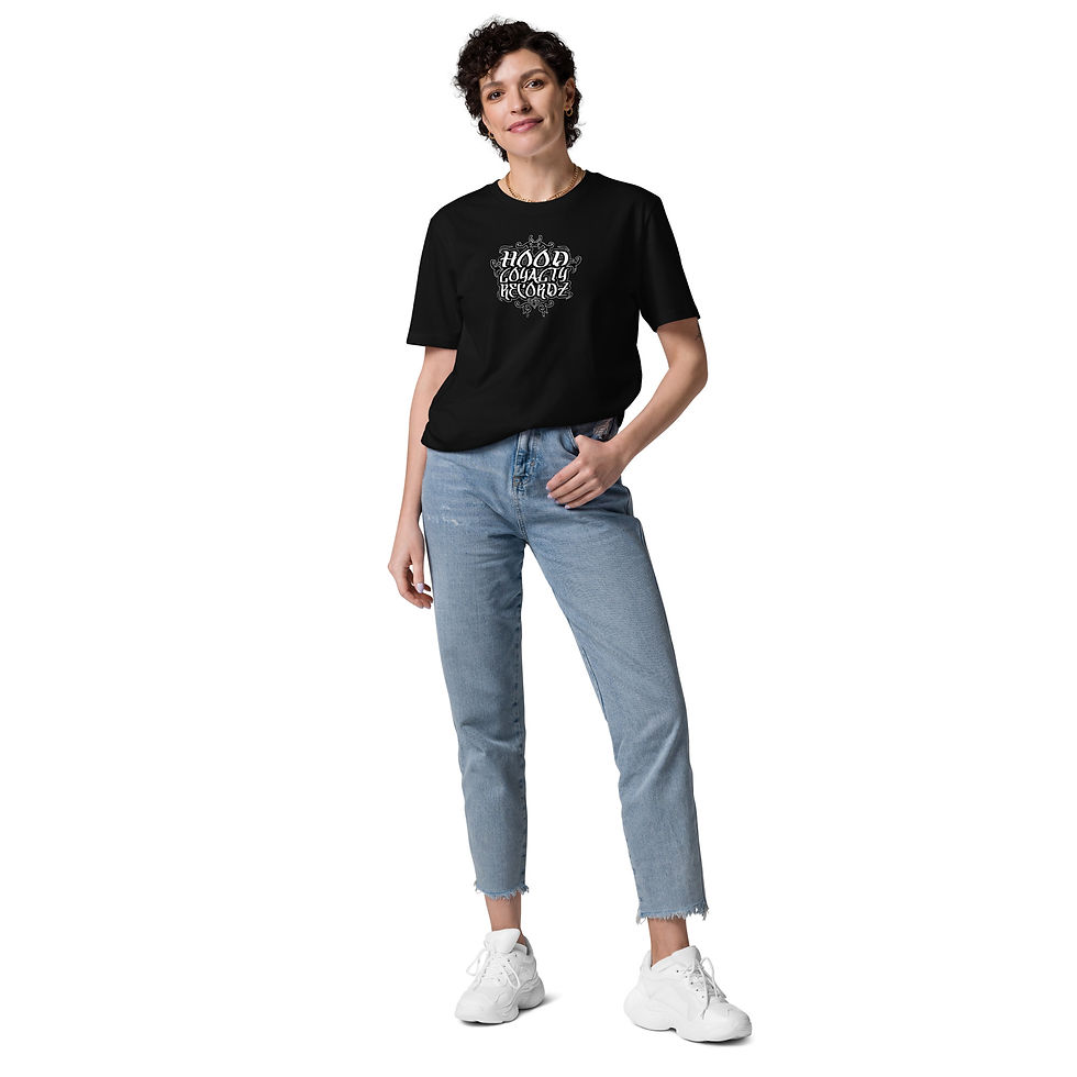 Miniaturbild: Hood Loyalty Recordz Unisex-Bio-Baumwoll-T-Shirt