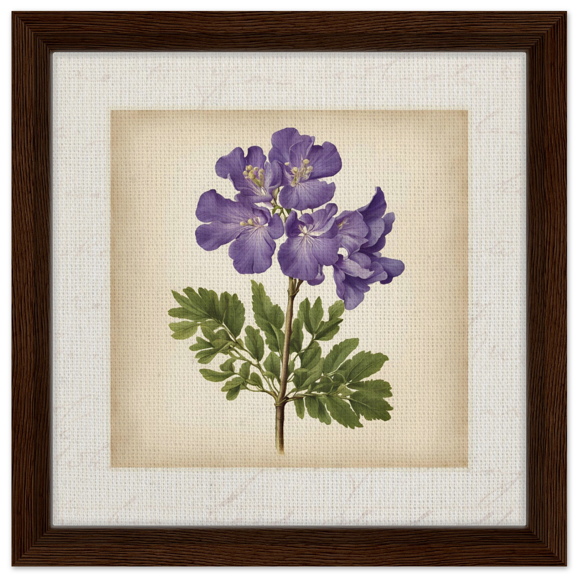 Elegant Botanical Art Print VIII