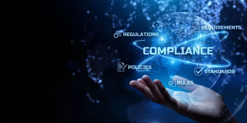 compliance hand holding world