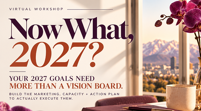 The Now What, 2027? Workshop I Before E