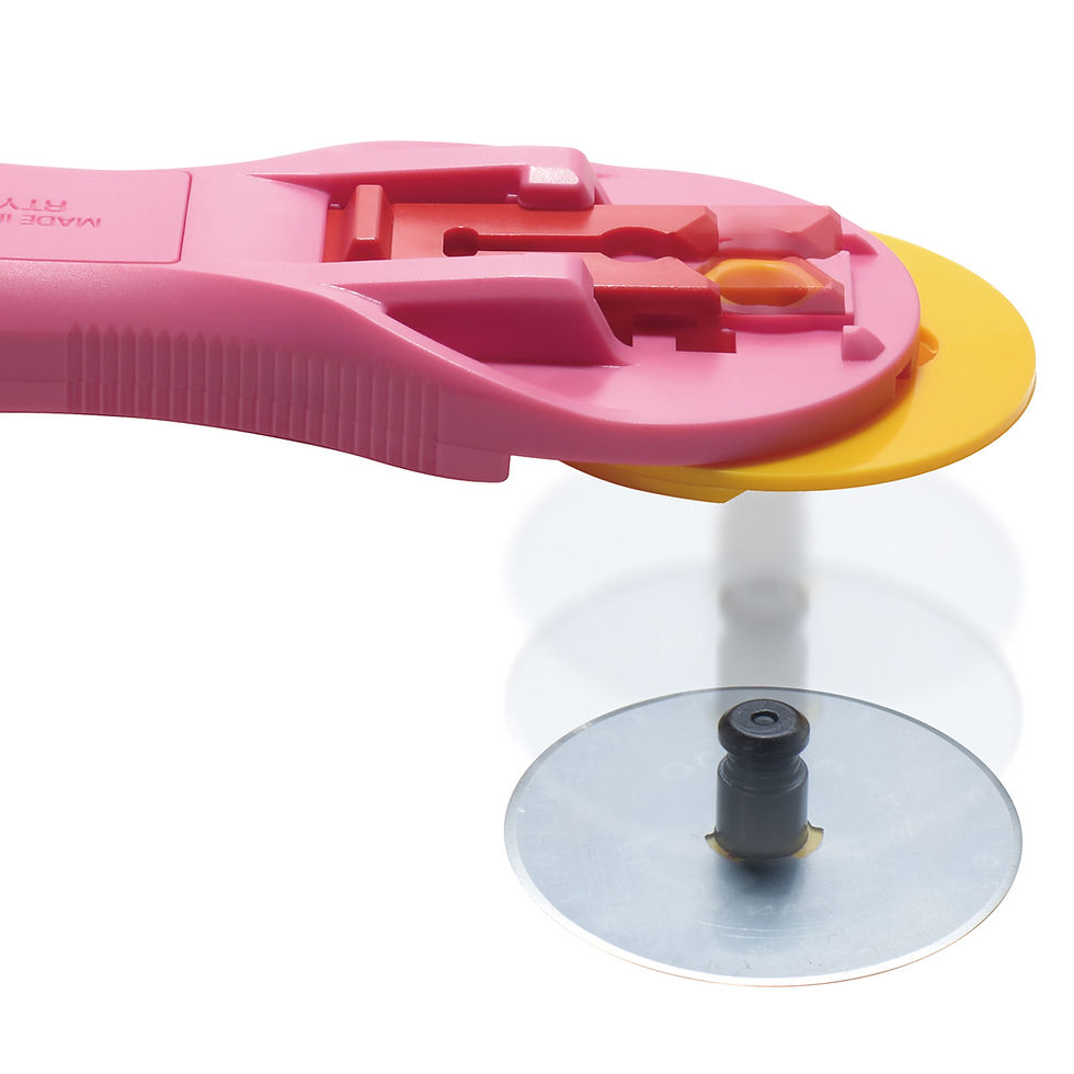Thumbnail: Olfa 45mm Straight Rotary Cutter - Pink