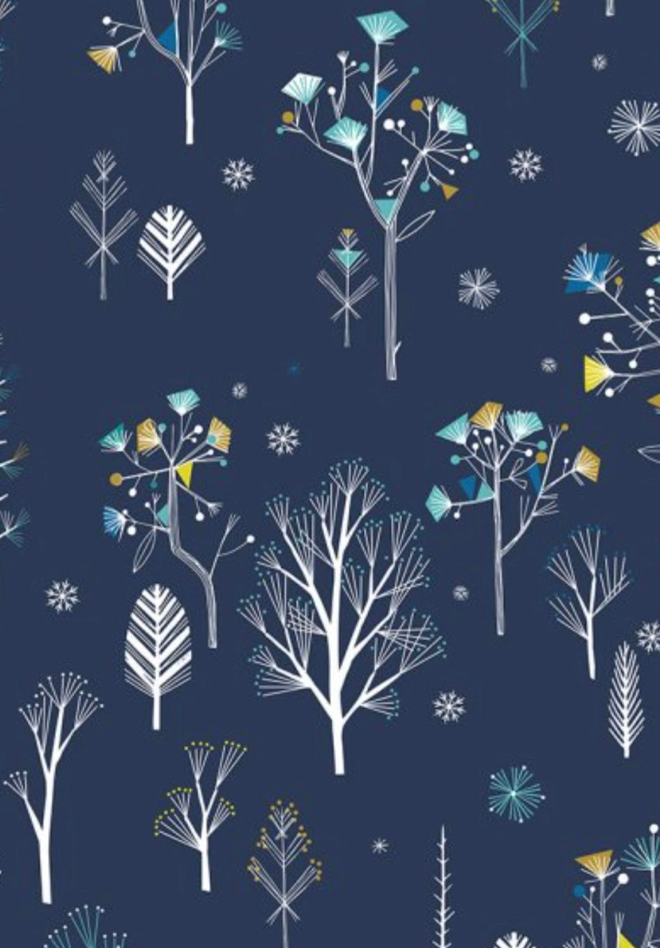 1.5m Remnant Trees in Navy from Norland by Dashwood Studio | Steel City ...