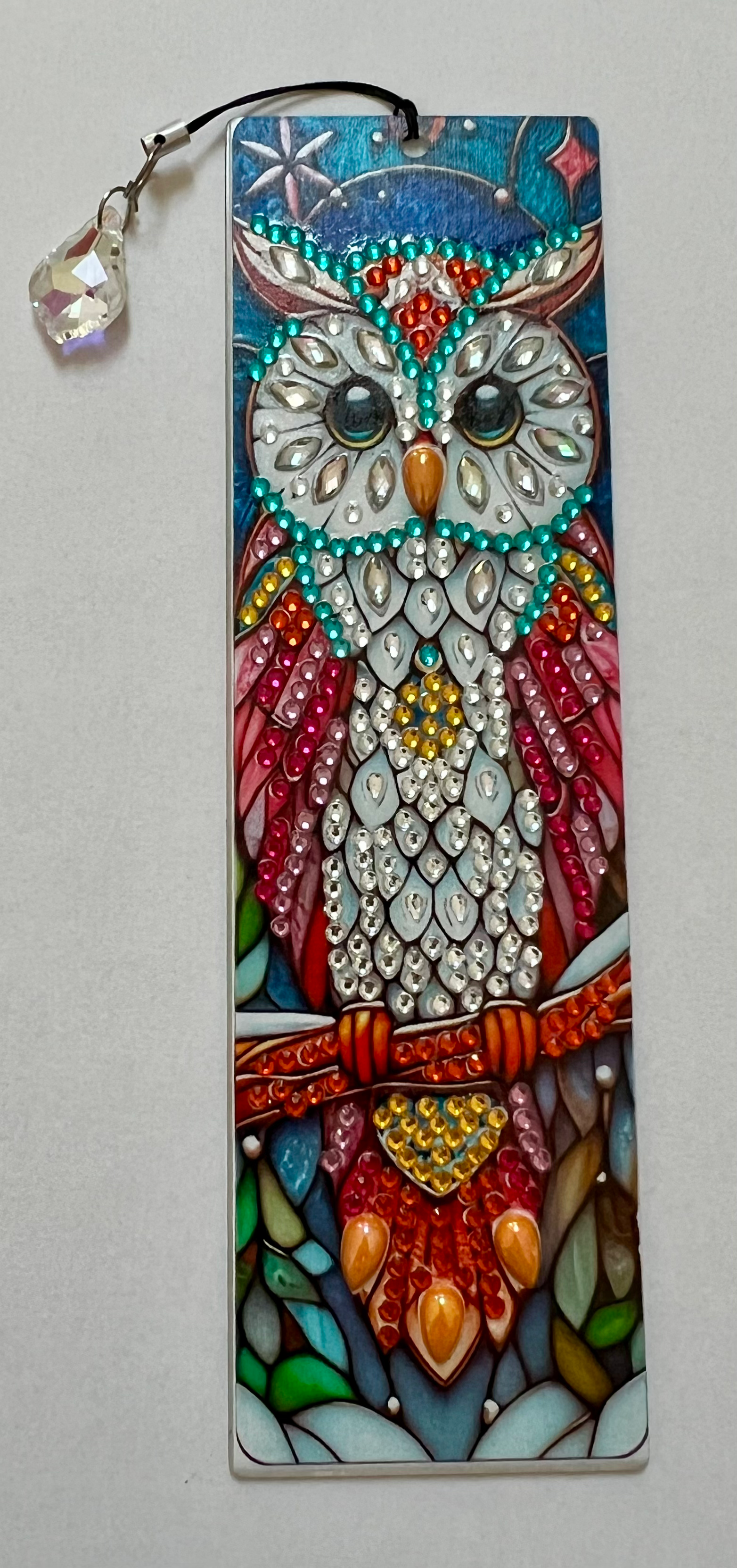 Owl Crystal Bookmark