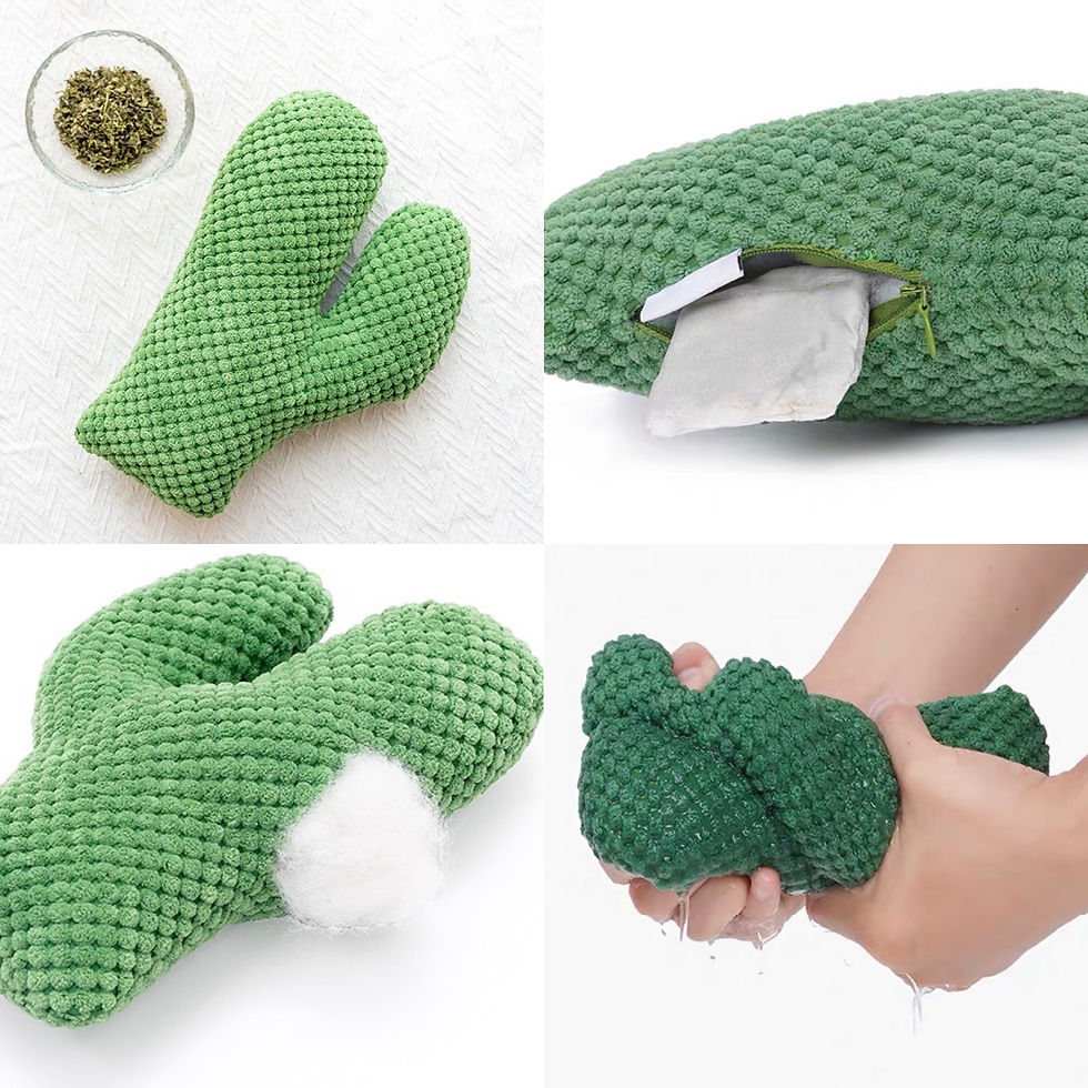 Thumbnail: Refillable Cactus Catnip Plushie