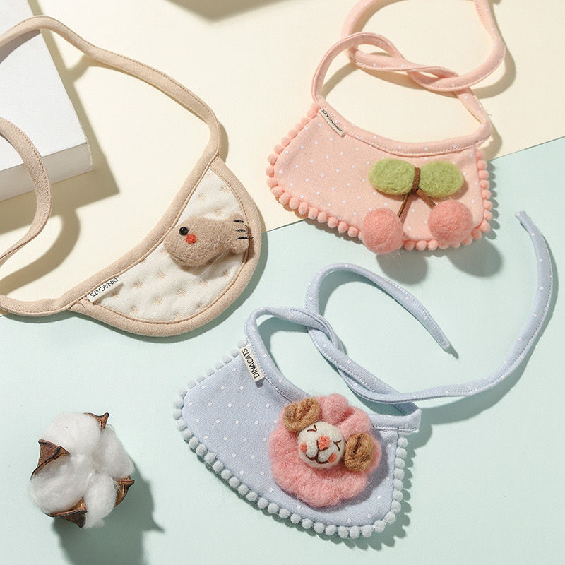 Thumbnail: Handcrafted Cotton Tie Back Bib