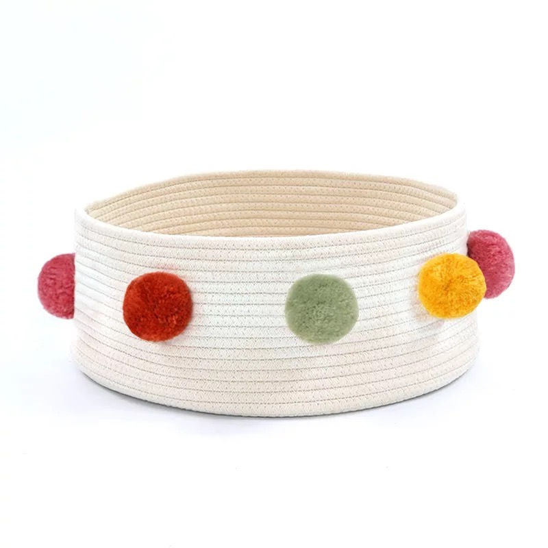 Thumbnail: Natural Pom Pet Bed