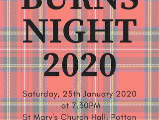 Burns Night - more details