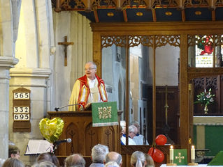 The Rev Gill's Farewell Service with Bishop Richard of Bedford