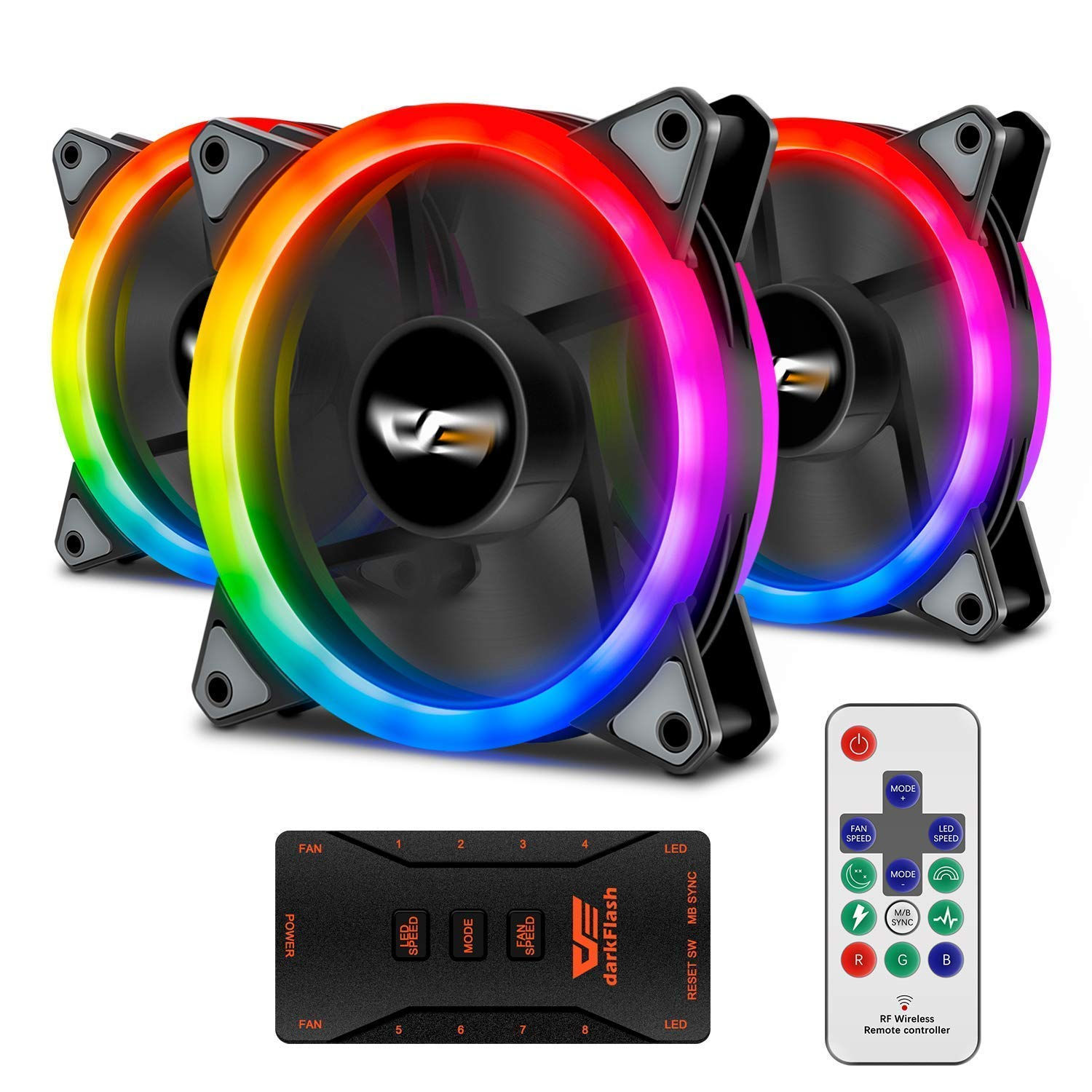 Ventiladores darkFlash DR12 Pro 3
