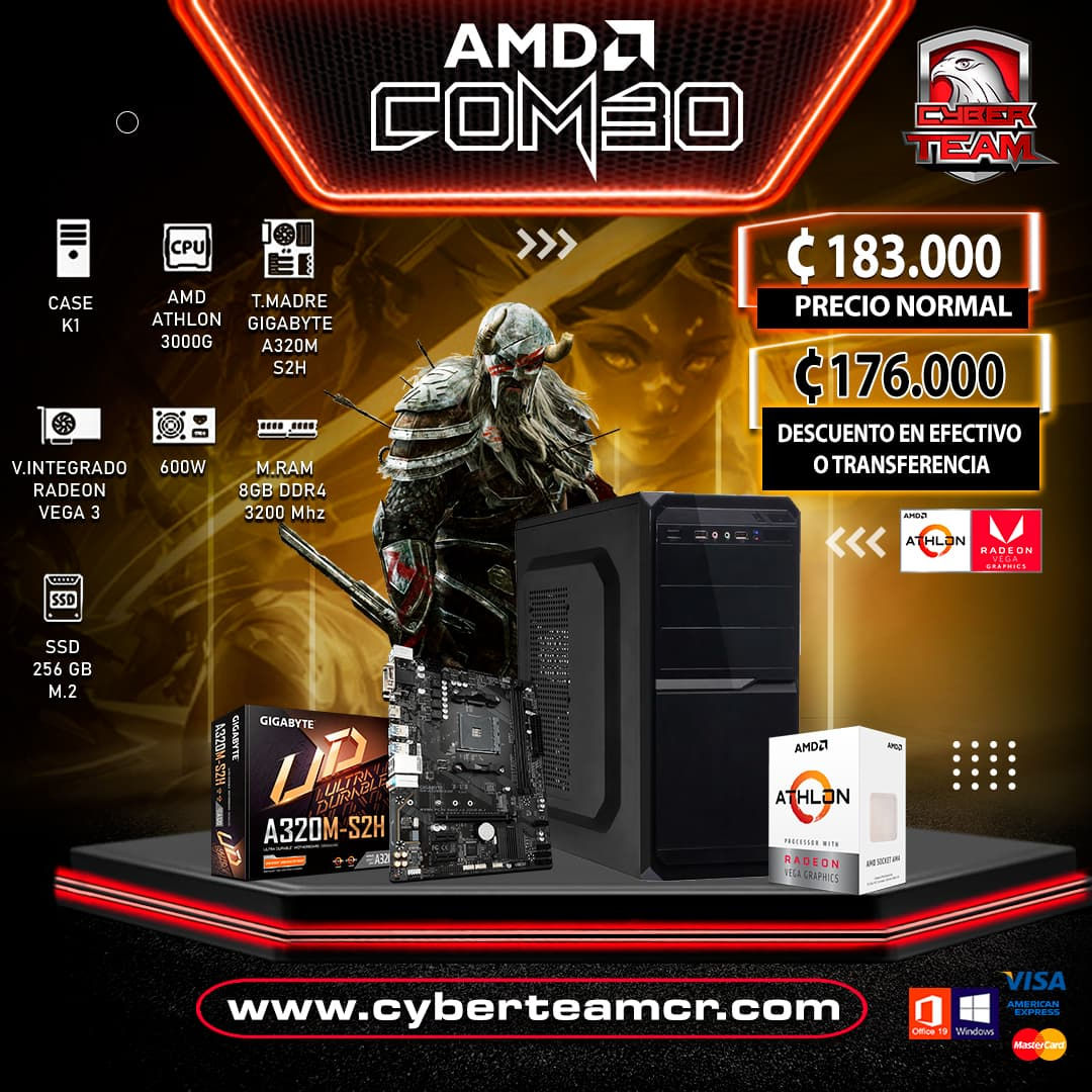 COMPUTADORA AMD ATHLON 3000G