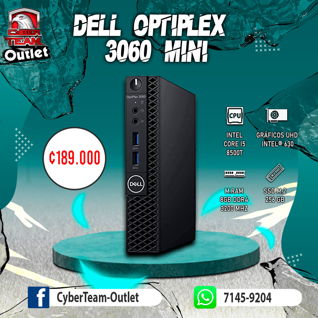 DELL OPTIPLEX 3060 MINI-I5 8500T
