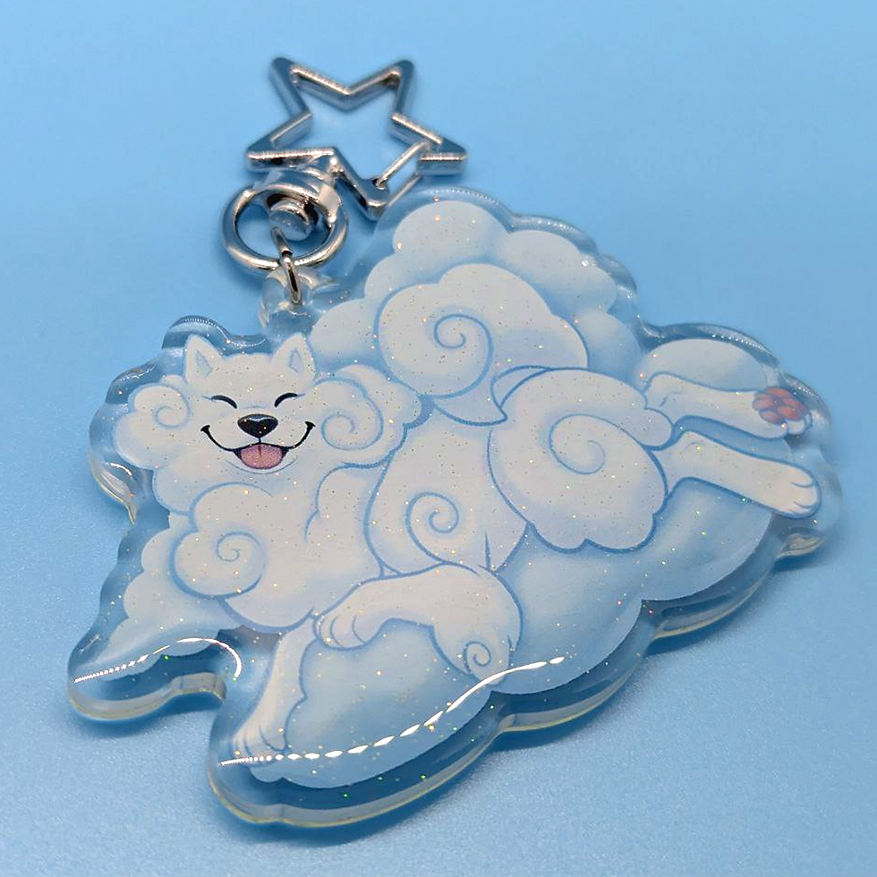 Thumbnail: Cloud Samoyed Charm
