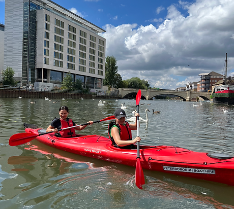 Friends Women Tandem Kayaking Peterborough
