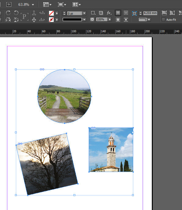 Placing images in to frames already created in InDesign