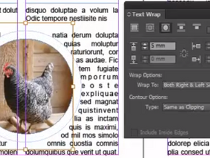 Adobe InDesign – Using Text Wrap