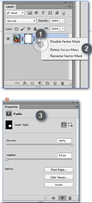 Modifying Adobe Photoshop Layer Masks