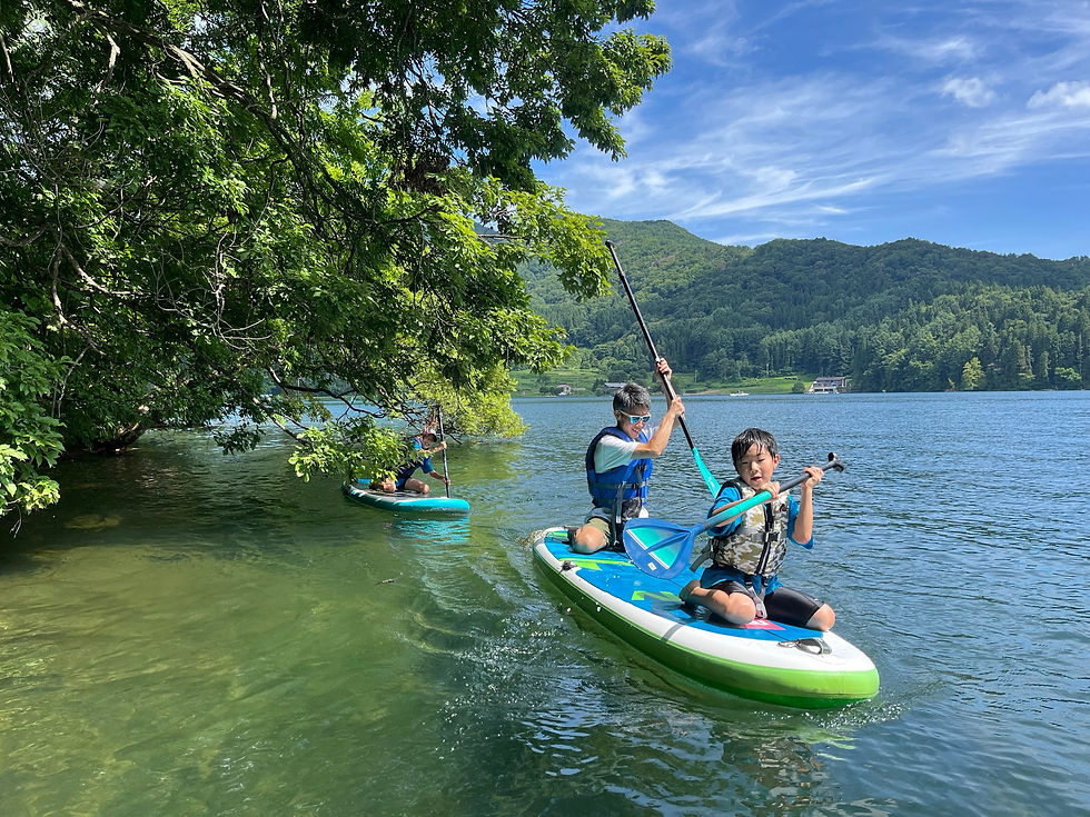 初めてのSUPは、上手くなることより、自然を好きになることから始まります。