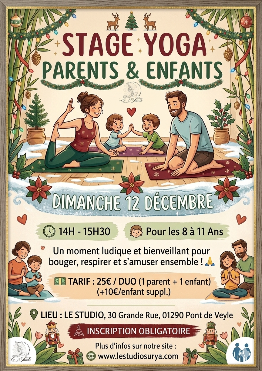 Stage Yoga parents enfants ( 8/11 ans)
