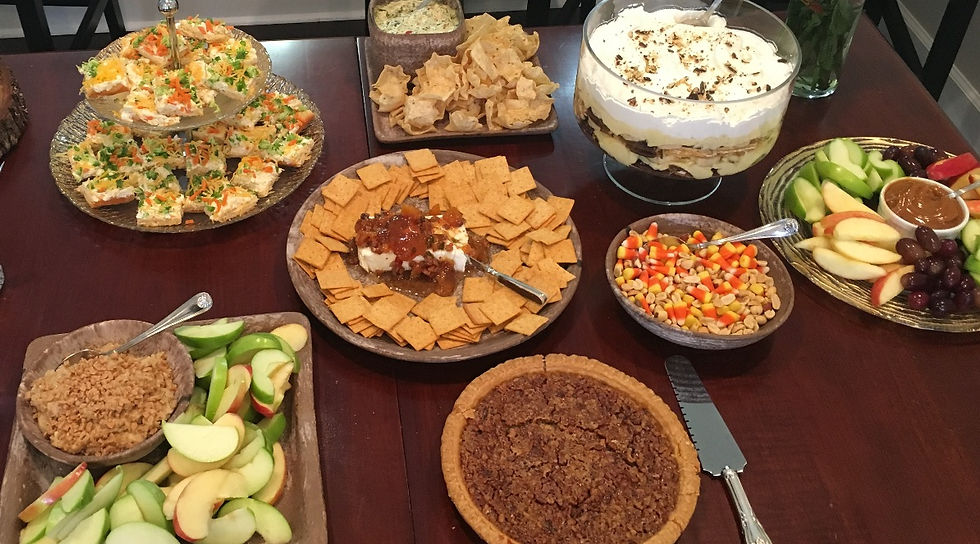 The Spread. We love food!
