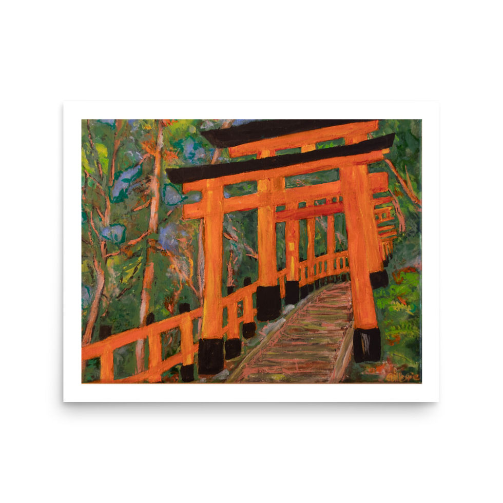 Thumbnail: "Gates in Japan" Poster (Matte)