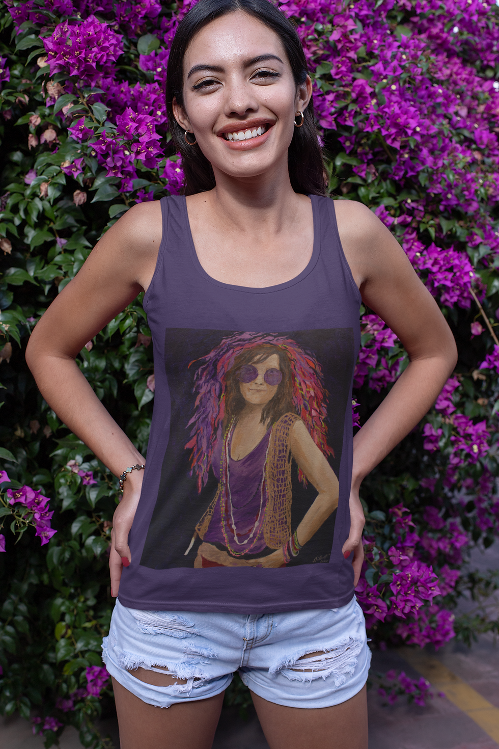 Janice Joplin - Unisex Jersey Tank